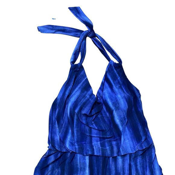 Magicsuit Marisa Dungarees One Piece Romper Swimsuit in Blue Denim Print size 12 - Picture 3 of 6